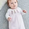 Jojo Maman Bebe JoJo Maman Bébé Pink 2-Piece Flopsy Bunny Dungaree Set -Jojo Maman Bebe C74108s