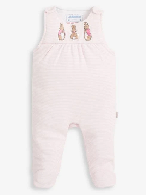 Jojo Maman Bebe JoJo Maman Bébé Pink 2-Piece Flopsy Bunny Dungaree Set 5 Jojo Maman Bebe JoJo Maman Bébé Pink 2-Piece Flopsy Bunny Dungaree Set - Image 3