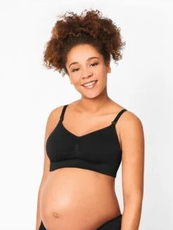 Jojo Maman Bebe JoJo Maman Bébé Black Seamless Maternity & Nursing Bra