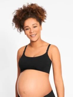 Jojo Maman Bebe JoJo Maman Bébé Black Cotton Rich Seamless Maternity & Nursing Bra 7 Jojo Maman Bebe JoJo Maman Bébé Black Cotton Rich Seamless Maternity & Nursing Bra -Jojo Maman Bebe C81006s3