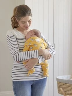 Jojo Maman Bebe JoJo Maman Bébé Mustard Zebra Print Zip Sleepsuit -Jojo Maman Bebe C81786s6