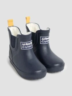 Jojo Maman Bebe JoJo Maman Bébé Navy Cosy Lined Ankle Wellies