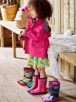 Jojo Maman Bebe JoJo Maman Bébé Fuchsia Waterproof Fisherman's Jacket 9 Jojo Maman Bebe JoJo Maman Bébé Fuchsia Waterproof Fisherman's Jacket -Jojo Maman Bebe C86850s2