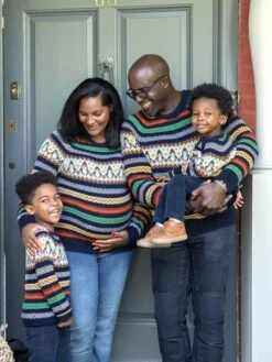 Jojo Maman Bebe JoJo Maman Bébé Navy Penguin Fair Isle Jumper