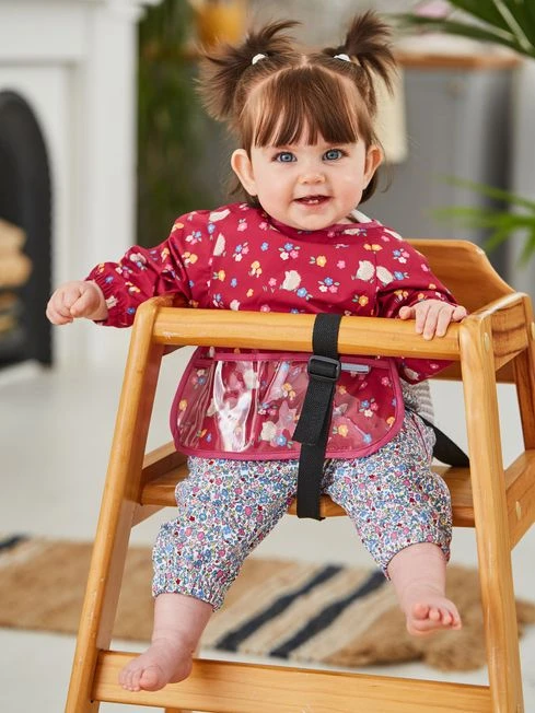 Jojo Maman Bebe JoJo Maman Bébé Berry Hedgehog Print Deluxe Sleeved Bib 3 Jojo Maman Bebe JoJo Maman Bébé Berry Hedgehog Print Deluxe Sleeved Bib