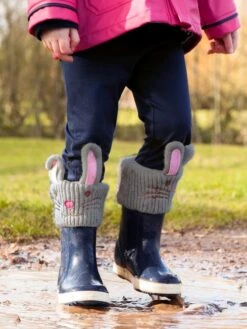 Jojo Maman Bebe JoJo Maman Bébé Bunny Grey Wellie Liners -Jojo Maman Bebe C93133s3