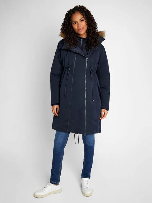 Jojo Maman Bebe JoJo Maman Bébé Navy 5-in-1 All Seasons Maternity Parka 3 Jojo Maman Bebe JoJo Maman Bébé Navy 5-in-1 All Seasons Maternity Parka
