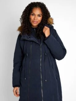 Jojo Maman Bebe JoJo Maman Bébé Navy 5-in-1 All Seasons Maternity Parka 21 Jojo Maman Bebe JoJo Maman Bébé Navy 5-in-1 All Seasons Maternity Parka -Jojo Maman Bebe C93724s10