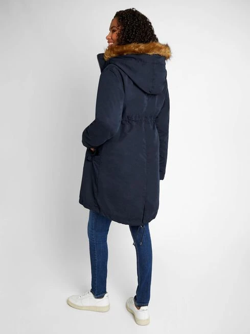 Jojo Maman Bebe JoJo Maman Bébé Navy 5-in-1 All Seasons Maternity Parka 4 Jojo Maman Bebe JoJo Maman Bébé Navy 5-in-1 All Seasons Maternity Parka - Image 2