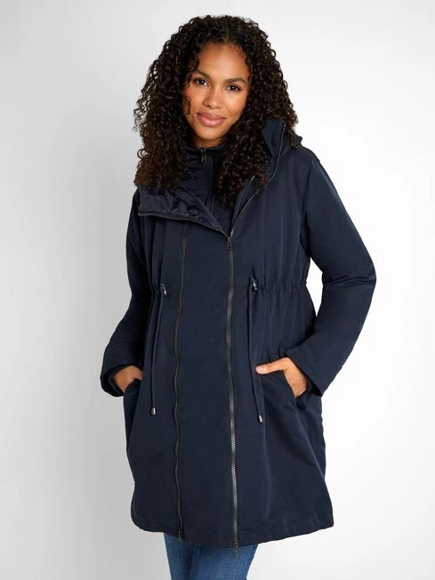 Jojo Maman Bebe JoJo Maman Bébé Navy 5-in-1 All Seasons Maternity Parka 10 Jojo Maman Bebe JoJo Maman Bébé Navy 5-in-1 All Seasons Maternity Parka - Image 8