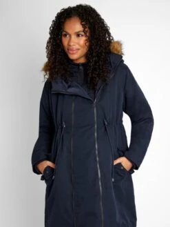 Jojo Maman Bebe JoJo Maman Bébé Navy 5-in-1 All Seasons Maternity Parka 20 Jojo Maman Bebe JoJo Maman Bébé Navy 5-in-1 All Seasons Maternity Parka -Jojo Maman Bebe C93724s9