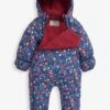 Jojo Maman Bebe JoJo Maman Bébé Woodland Navy Waterproof Fleece Lined All-In-One -Jojo Maman Bebe C95 156s