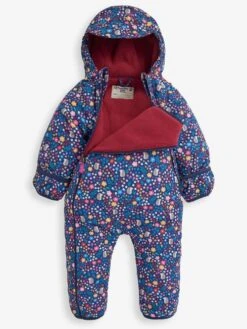 Jojo Maman Bebe 13 Jojo Maman Bebe JoJo Maman Bébé Woodland Navy Waterproof Fleece Lined All-In-One