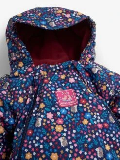 Jojo Maman Bebe JoJo Maman Bébé Woodland Navy Waterproof Fleece Lined All-In-One -Jojo Maman Bebe C95156s6