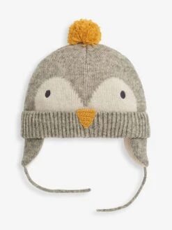 Jojo Maman Bebe JoJo Maman Bébé Marl Grey Penguin Hat -Jojo Maman Bebe D14369s2