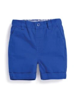 Jojo Maman Bebe JoJo Maman Bébé Cobalt Boys' Twill Chino Shorts -Jojo Maman Bebe D18198s3