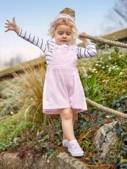 Jojo Maman Bebe JoJo Maman Bébé White Navy Stripe Kids' Breton Stripe Top -Jojo Maman Bebe D18199s4