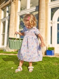 Jojo Maman Bebe JoJo Maman Bébé Meadow Girls' Frill Collar Party Dress