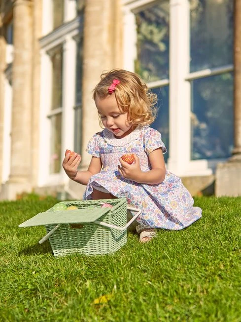 Jojo Maman Bebe JoJo Maman Bébé Meadow Girls' Frill Collar Party Dress 4 Jojo Maman Bebe JoJo Maman Bébé Meadow Girls' Frill Collar Party Dress - Image 2