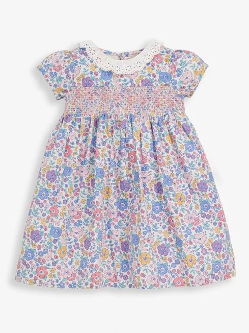 Jojo Maman Bebe JoJo Maman Bébé Meadow Girls' Frill Collar Party Dress 5 Jojo Maman Bebe JoJo Maman Bébé Meadow Girls' Frill Collar Party Dress - Image 3