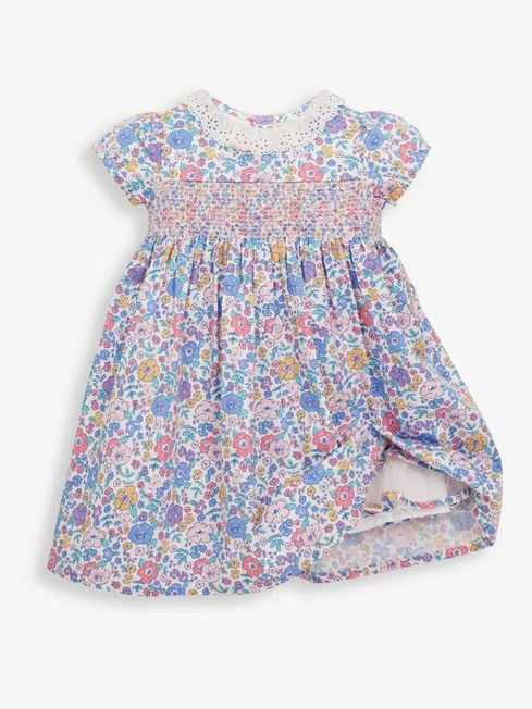 Jojo Maman Bebe JoJo Maman Bébé Meadow Girls' Frill Collar Party Dress 6 Jojo Maman Bebe JoJo Maman Bébé Meadow Girls' Frill Collar Party Dress - Image 4