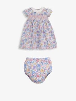 Jojo Maman Bebe JoJo Maman Bébé Meadow Girls' Frill Collar Party Dress 13 Jojo Maman Bebe JoJo Maman Bébé Meadow Girls' Frill Collar Party Dress -Jojo Maman Bebe D18218s5