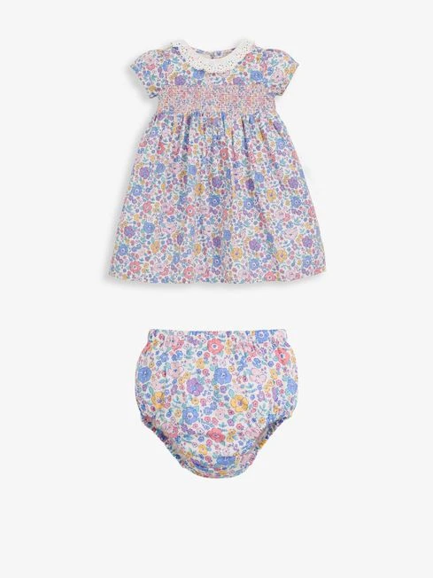 Jojo Maman Bebe JoJo Maman Bébé Meadow Girls' Frill Collar Party Dress 7 Jojo Maman Bebe JoJo Maman Bébé Meadow Girls' Frill Collar Party Dress - Image 5