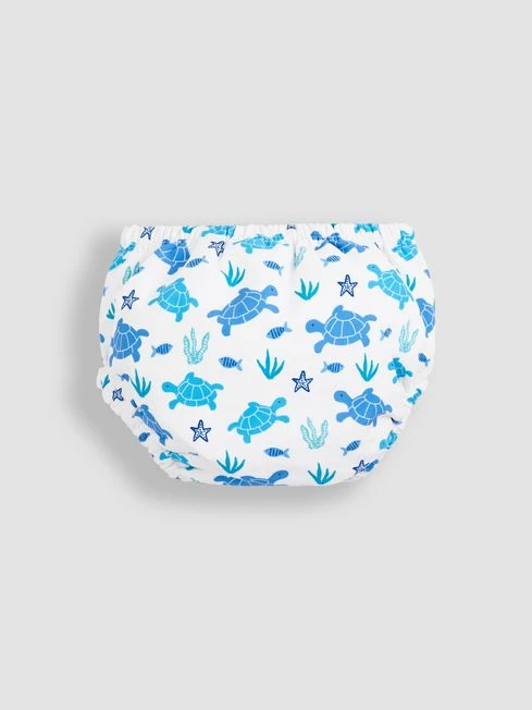 Jojo Maman Bebe JoJo Maman Bébé Ocean Turtle Print Swim Nappy 4 Jojo Maman Bebe JoJo Maman Bébé Ocean Turtle Print Swim Nappy - Image 2