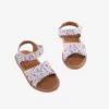 Jojo Maman Bebe JoJo Maman Bébé Summer Ditsy Girls' Pretty Leather Sandals 1 Jojo Maman Bebe JoJo Maman Bébé Summer Ditsy Girls' Pretty Leather Sandals -Jojo Maman Bebe D18250s