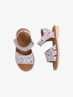 Jojo Maman Bebe JoJo Maman Bébé Summer Ditsy Girls' Pretty Leather Sandals -Jojo Maman Bebe D18250s3