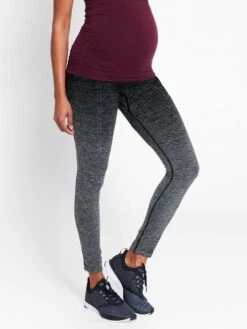 Jojo Maman Bebe JoJo Maman Bébé Grey Ombré Maternity Seamless Support Workout Leggings -Jojo Maman Bebe D18261s3
