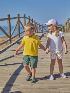 Jojo Maman Bebe JoJo Maman Bébé Yellow Kids' Classic Polo Shirt -Jojo Maman Bebe D18266s4