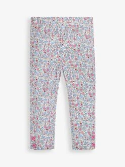 Jojo Maman Bebe JoJo Maman Bébé Summer Ditsy 2-Pack Girls' Pink Floral Leggings -Jojo Maman Bebe D18270s3