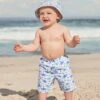 Jojo Maman Bebe JoJo Maman Bébé Ocean Turtle Swim Shorts With Nappy -Jojo Maman Bebe D18275s
