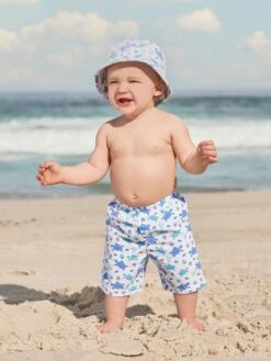 Jojo Maman Bebe JoJo Maman Bébé Ocean Turtle Swim Shorts With Nappy -Jojo Maman Bebe D18275s5
