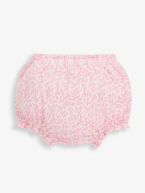 Jojo Maman Bebe JoJo Maman Bébé Pink Ditsy Smocked Baby Dress With Knickers 7 Jojo Maman Bebe JoJo Maman Bébé Pink Ditsy Smocked Baby Dress With Knickers - Image 5