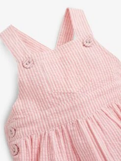 Jojo Maman Bebe JoJo Maman Bébé Pink Summer Seersucker Stripe Culottes -Jojo Maman Bebe D18278s6