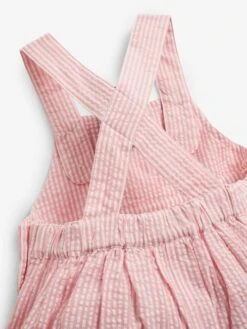 Jojo Maman Bebe JoJo Maman Bébé Pink Summer Seersucker Stripe Culottes -Jojo Maman Bebe D18278s7