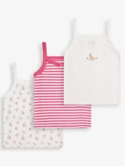 Jojo Maman Bebe JoJo Maman Bébé Bunny 3-Pack Girls' Vest Set