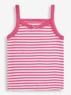 Jojo Maman Bebe JoJo Maman Bébé Dinosaur 3-Pack Girls' Vest Set -Jojo Maman Bebe D18282s4