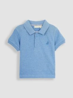 Jojo Maman Bebe JoJo Maman Bébé Blue Kids' Classic Polo Shirt