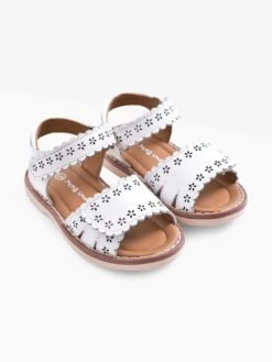 Jojo Maman Bebe JoJo Maman Bébé White Kids Pretty Leather Sandals