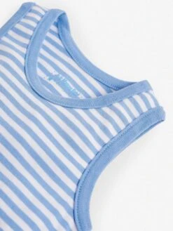 Jojo Maman Bebe JoJo Maman Bébé Blue 3-Pack Digger Boys' Vest Set 13 Jojo Maman Bebe JoJo Maman Bébé Blue 3-Pack Digger Boys' Vest Set -Jojo Maman Bebe D18320s6