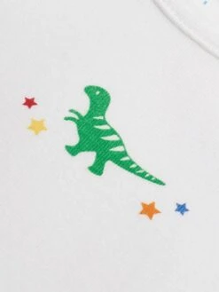 Jojo Maman Bebe JoJo Maman Bébé Dinosaur 3-Pack Boys' Vest Set -Jojo Maman Bebe D18322s5