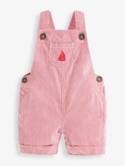 Jojo Maman Bebe JoJo Maman Bébé Red Boat Stripe Baby Dungarees