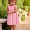 Jojo Maman Bebe JoJo Maman Bébé Pink Girls' Bud Smocked Dress 2 Jojo Maman Bebe JoJo Maman Bébé Pink Girls' Bud Smocked Dress -Jojo Maman Bebe D18707s