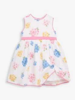 Jojo Maman Bebe JoJo Maman Bébé Mulberry Girls' Hydrangea Party Dress -Jojo Maman Bebe D18710s4