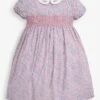 Jojo Maman Bebe JoJo Maman Bébé Pastel Girls' Ditsy Smocked Dress -Jojo Maman Bebe D18711s