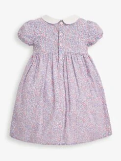 Jojo Maman Bebe JoJo Maman Bébé Pastel Girls' Ditsy Smocked Dress -Jojo Maman Bebe D18711s2