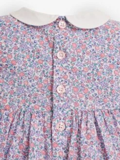 Jojo Maman Bebe JoJo Maman Bébé Pastel Girls' Ditsy Smocked Dress -Jojo Maman Bebe D18711s4